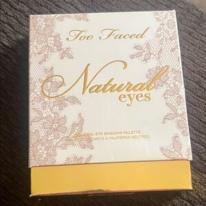 Too Faced Natural Eyes Palette in White and Gold Trim